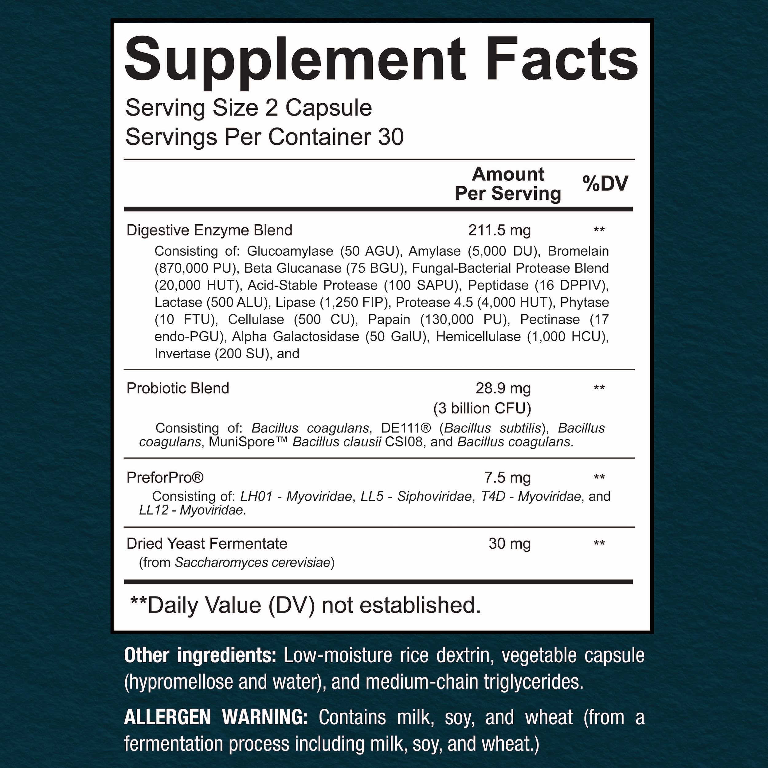 Sunergetic capsules close-up for easy daily digestion.