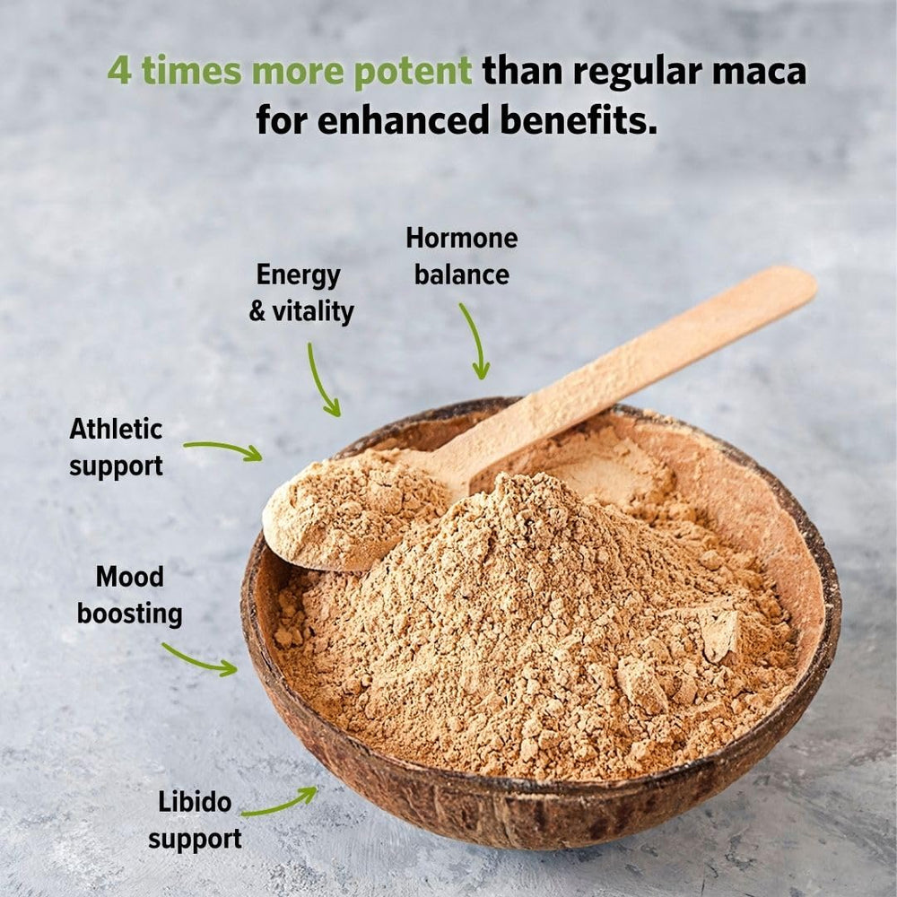 Sunfood Maca Extreme packaging highlighting premium organic maca