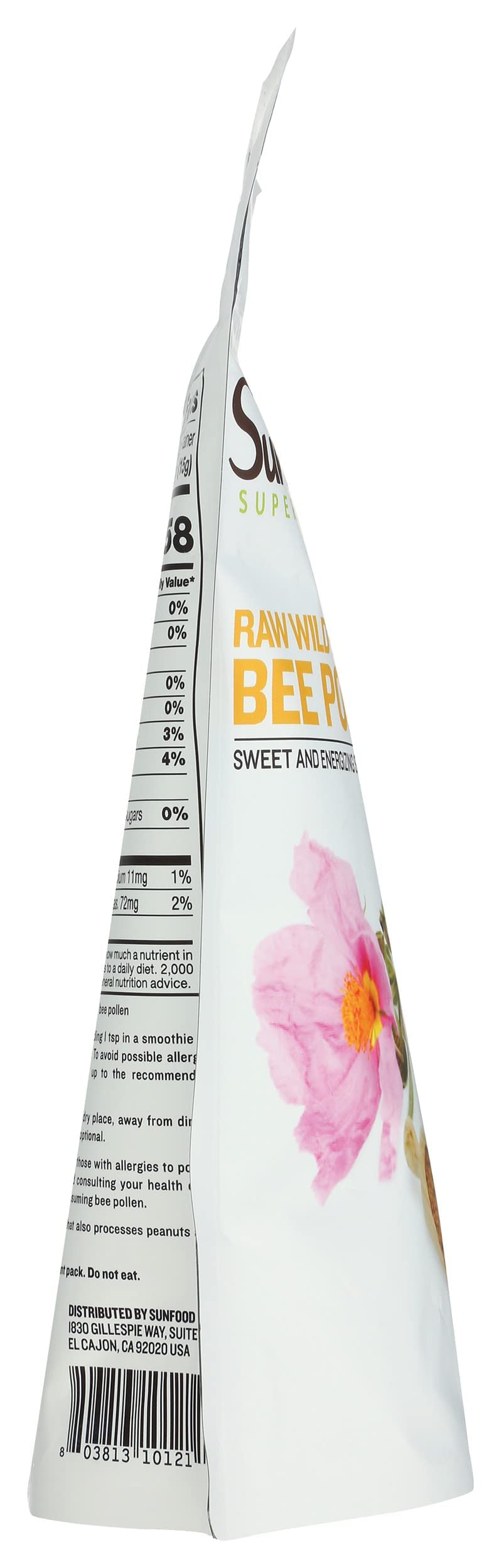 Sunfood pollen sprinkled on smoothies or baked goods for natural sweetness.
