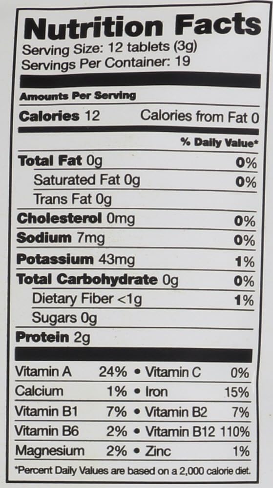 Sunfood bag of chlorella spirulina tablets for vegan nutrition