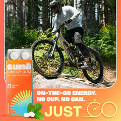 Sunii Energy Gum during a gym session supporting focus