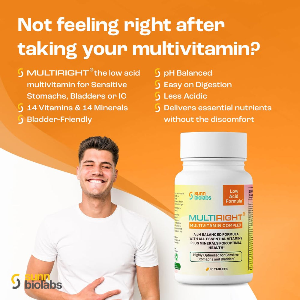 SUNN BIOLABS Multiright bottle pour demonstrates easy daily intake