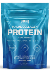 SUNNA SUPPLEMENTS Grass-Fed Collagen Powder unflavored in jar, supports joint mobility and skin vitality.