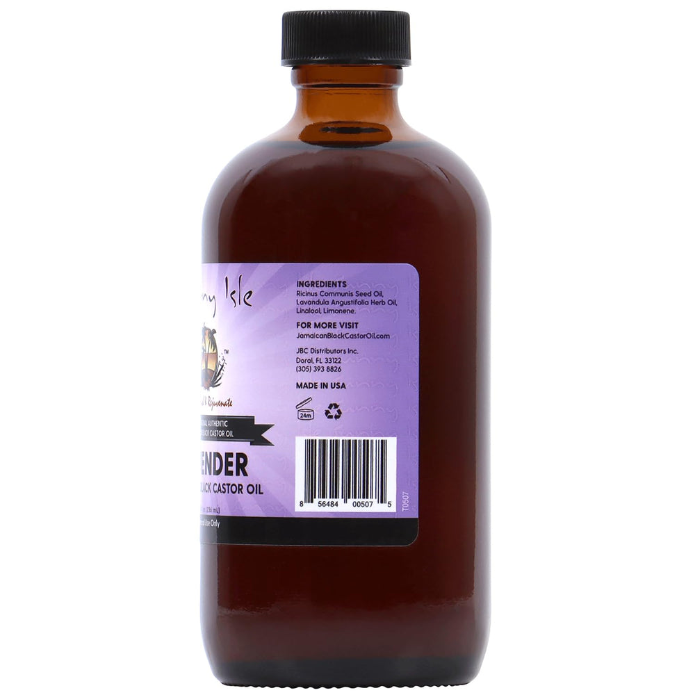 Sunny Isle oil bottle on wood emphasizes premium hair and skin care