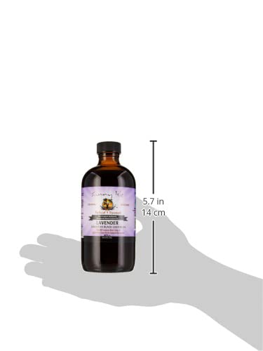 Sunny Isle lavender oil pour for easy massage application