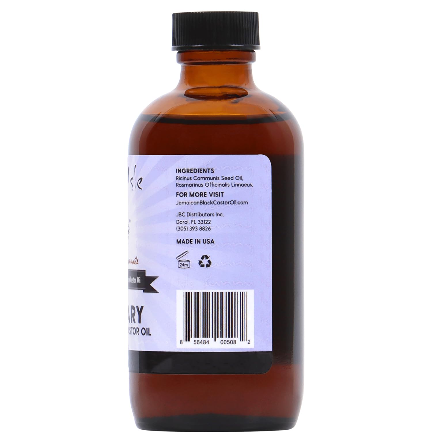 Sunny Isle Rosemary Jamaican Black Castor Oil is proudly made in the USA.