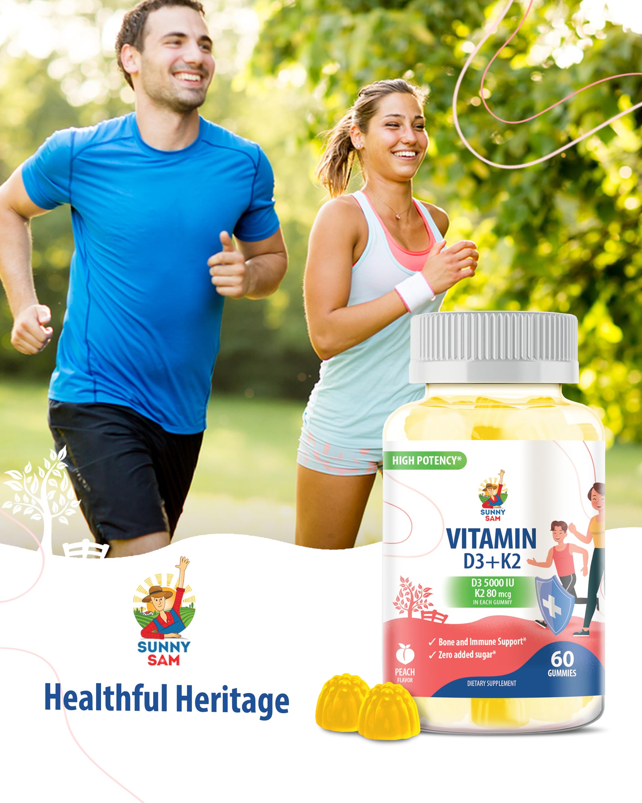 Sunny Sam sugar-free gummies offer an option for sugar-conscious shoppers.