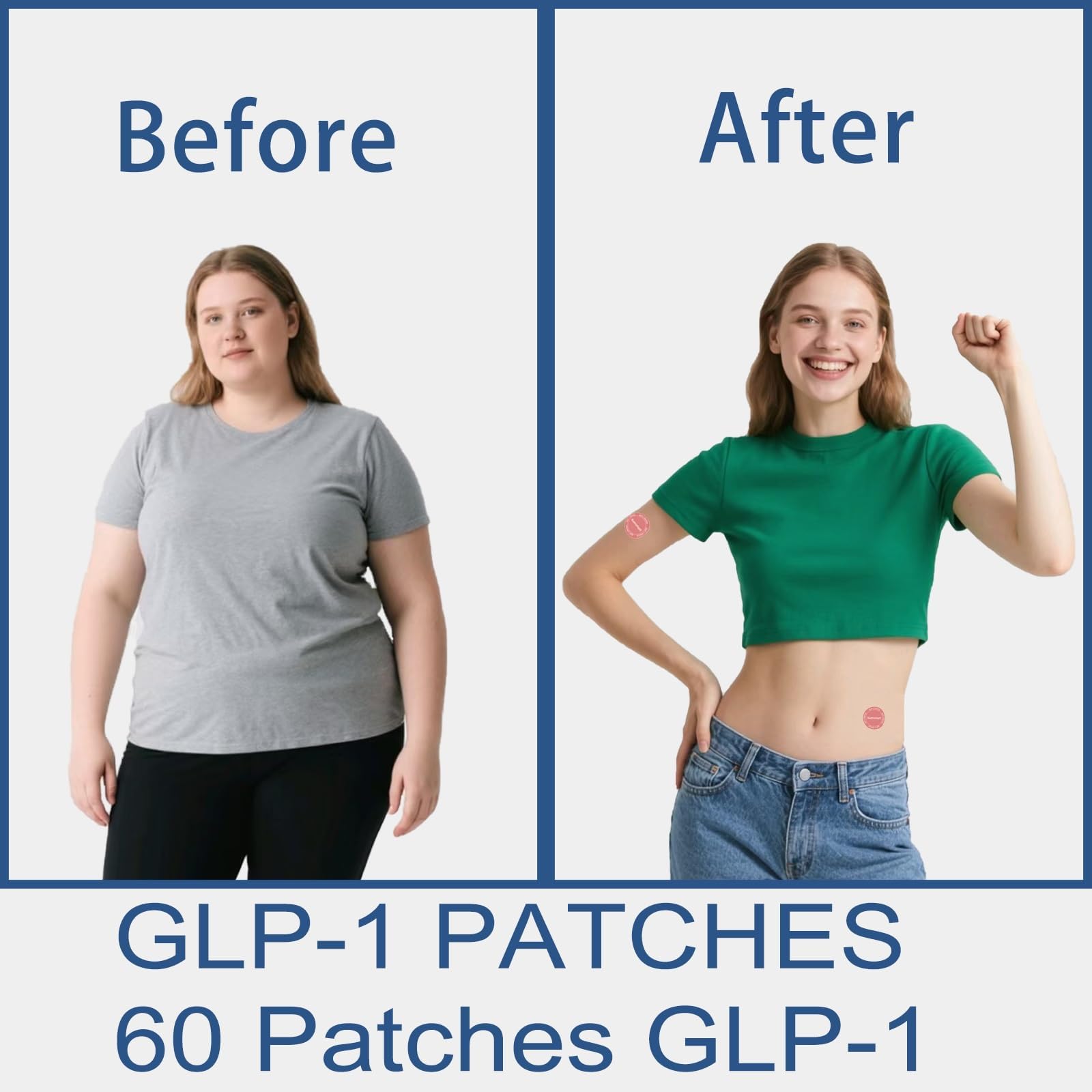 Sunnydeer GLP-1 patches easy removal with water or oil.