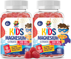 Sunny Sam sugar-free magnesium gummies pack front view for a kid-friendly daily routine