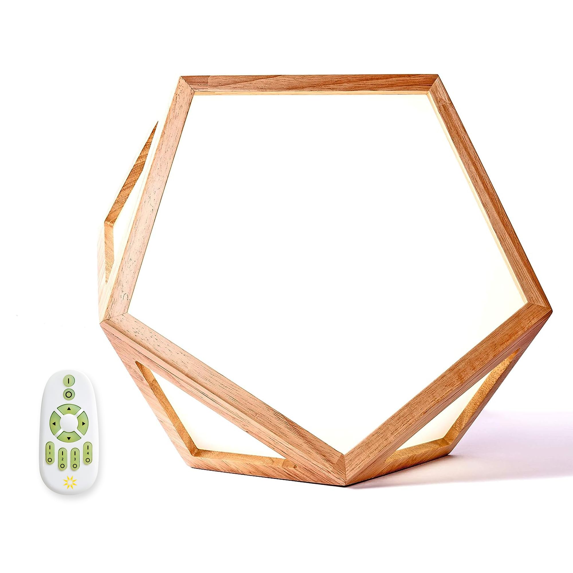 Sunrise Sensations DayBright lamp front view with uplifting mornings in solid wood