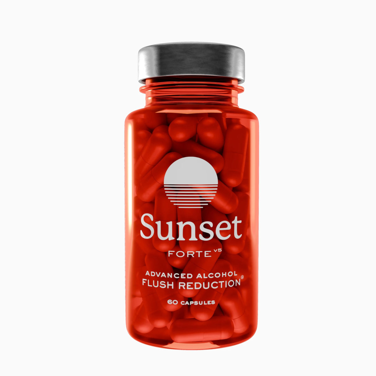 SUNSET Forte bottle pour suggests a simple pre-drink ritual for smoother social evenings