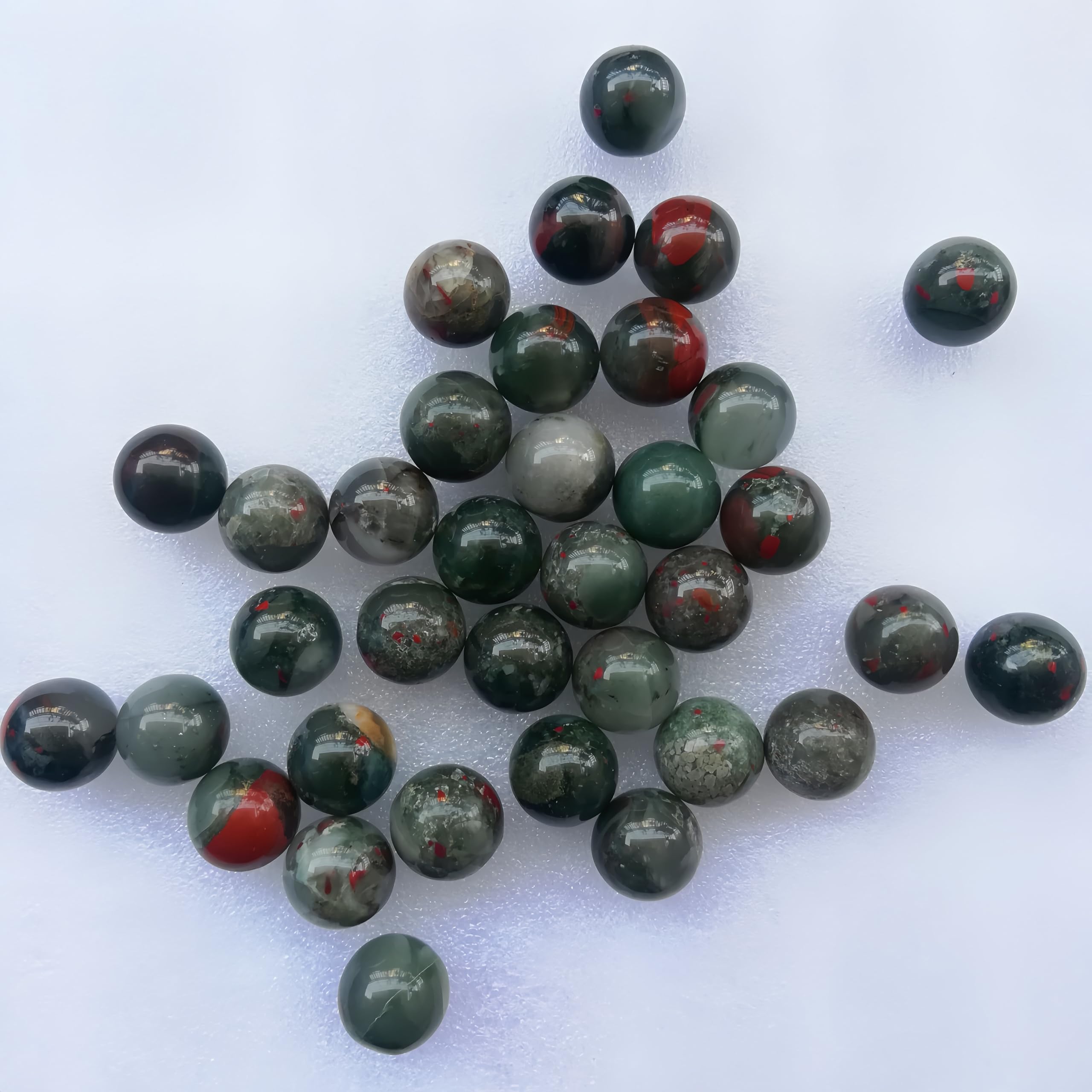 Sunshcat African Bloodstone ball gift pack highlighting unique stones for gifting.