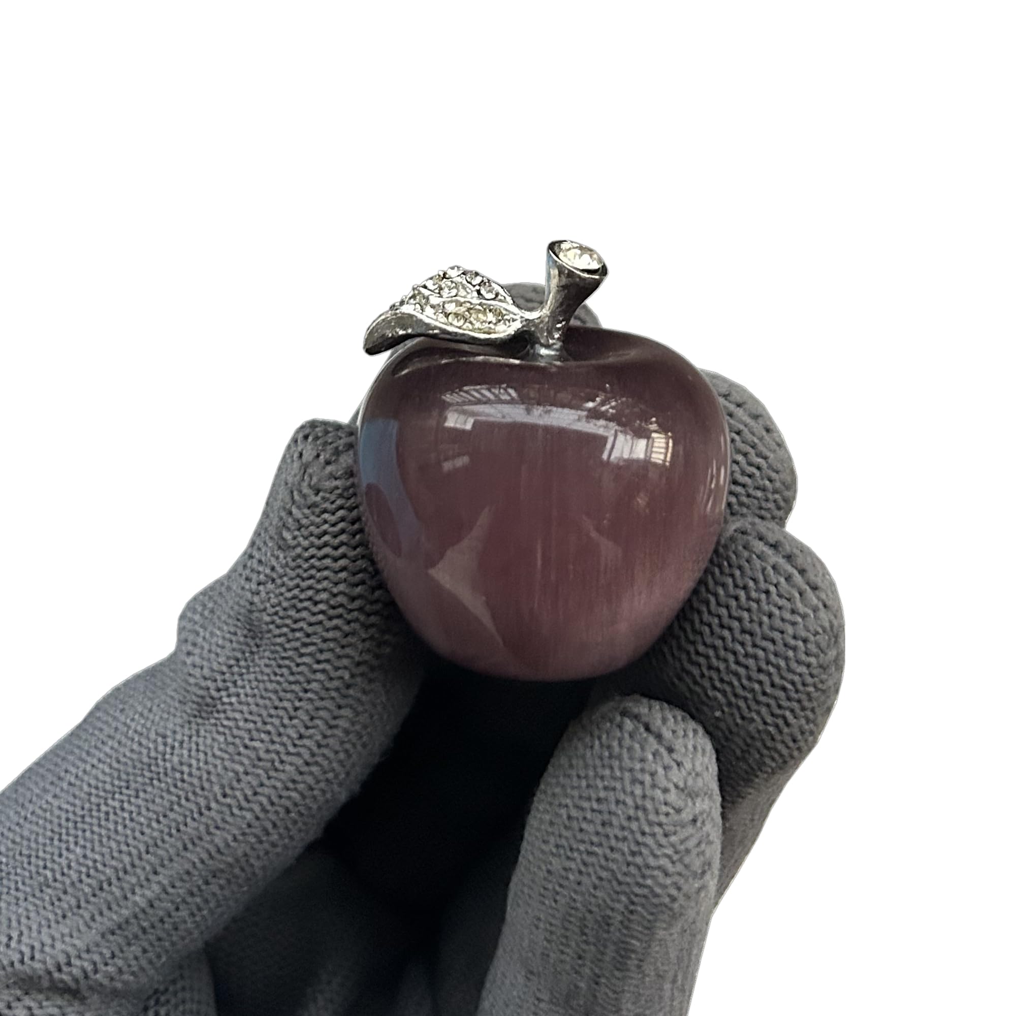 Sunshcat Apple Crystal Statue with detachable design for versatile display.