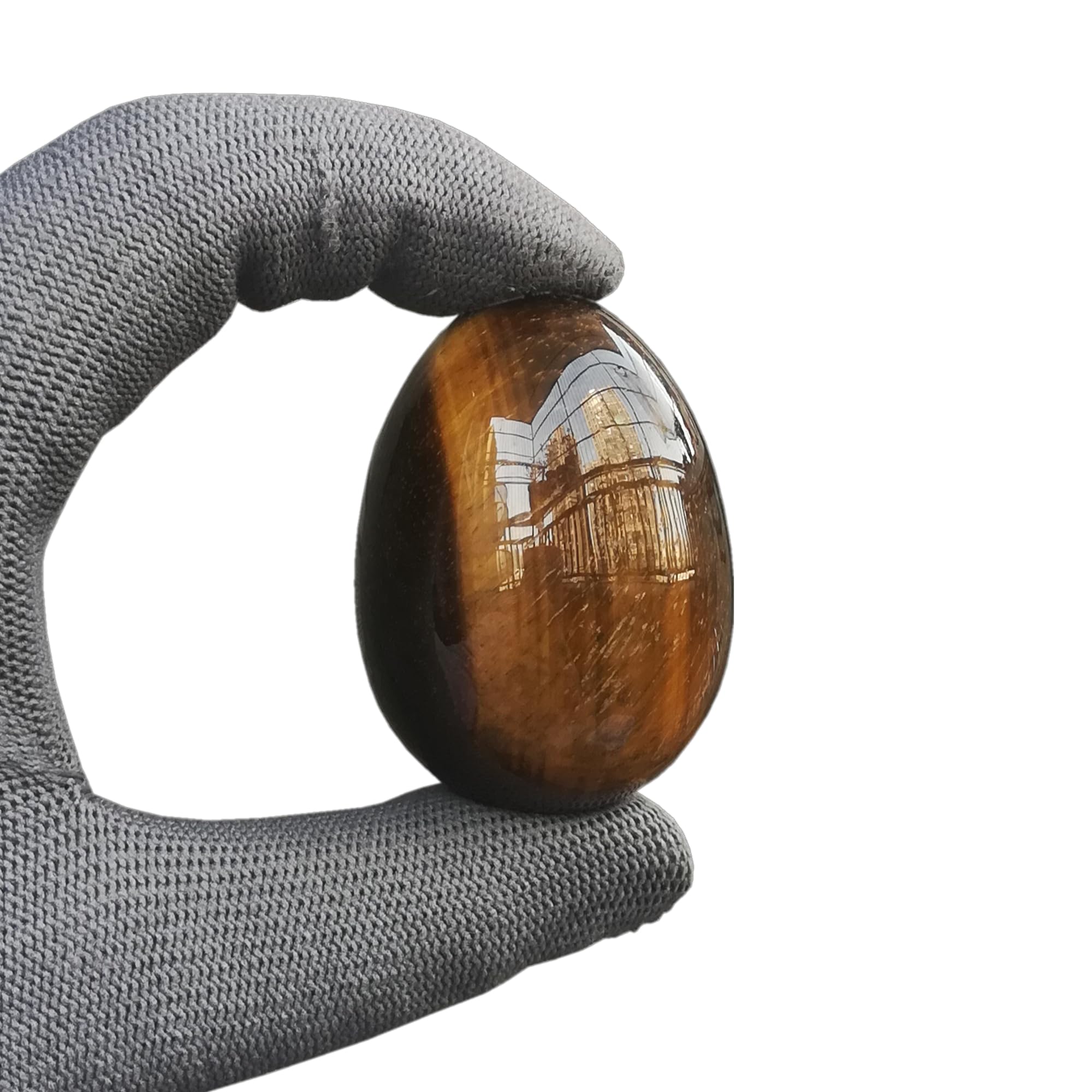 Sunshcat crystal egg adds elegant reflection to reflective practice.