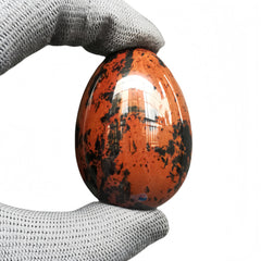 Sunshcat crystal egg on desk enhances workspace feng shui and ambience.