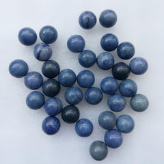 Desk decor featuring Sunshcat blue aventurine balls to elevate ambiance.