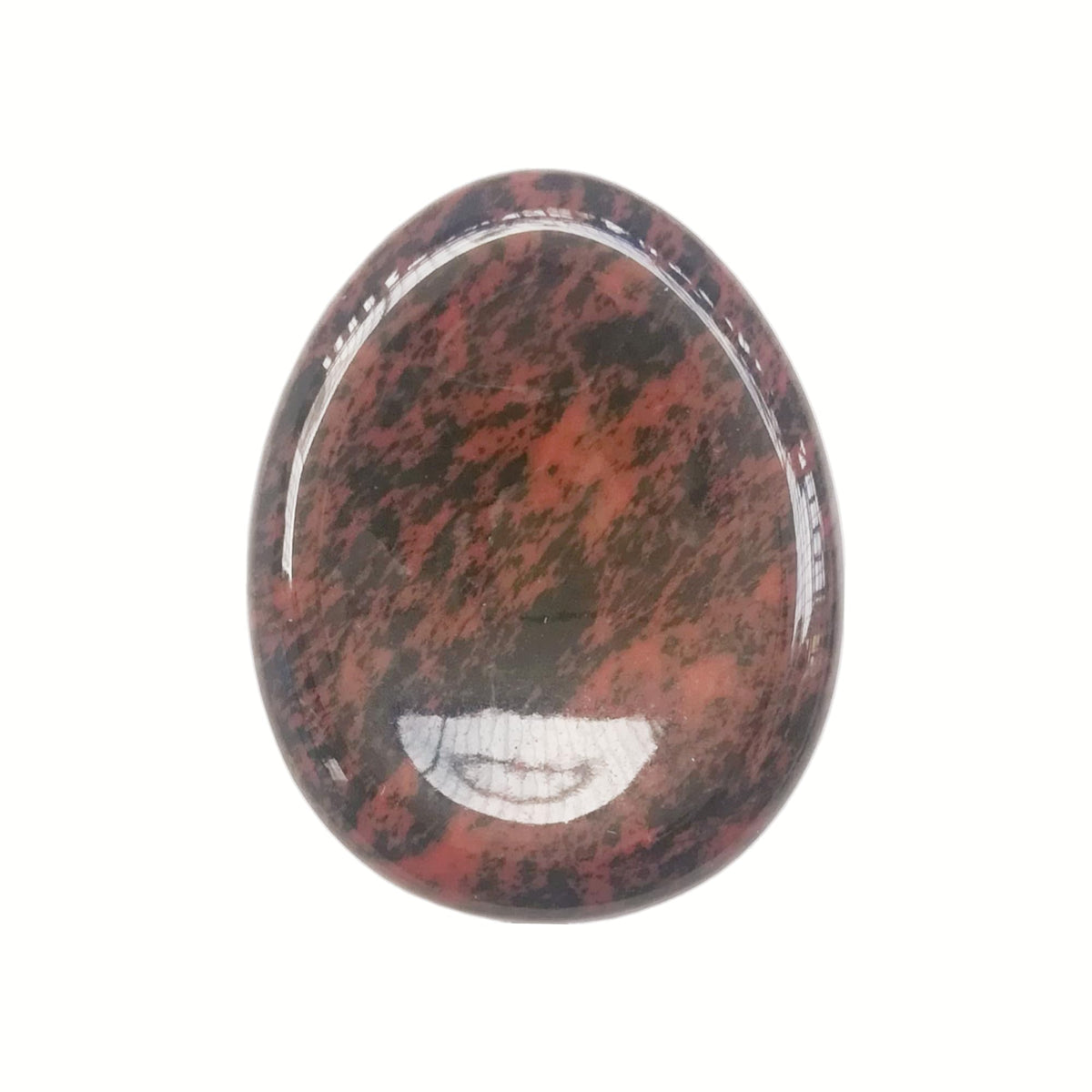 Sunshcat golden swan water drop thumb stone close-up promotes calm and focus.