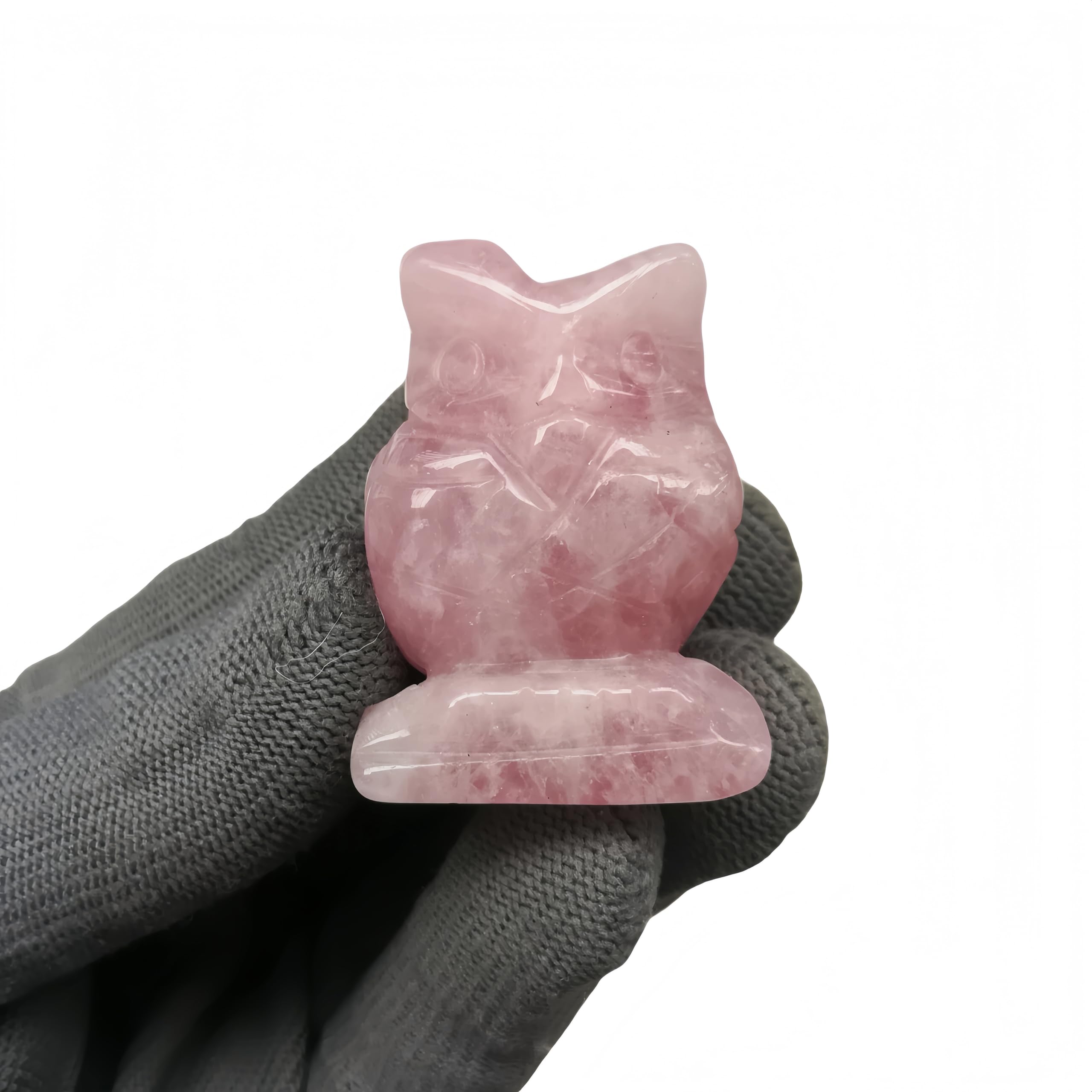 Sunshcat hand-carved owl crystal shows individuality for meditation spaces