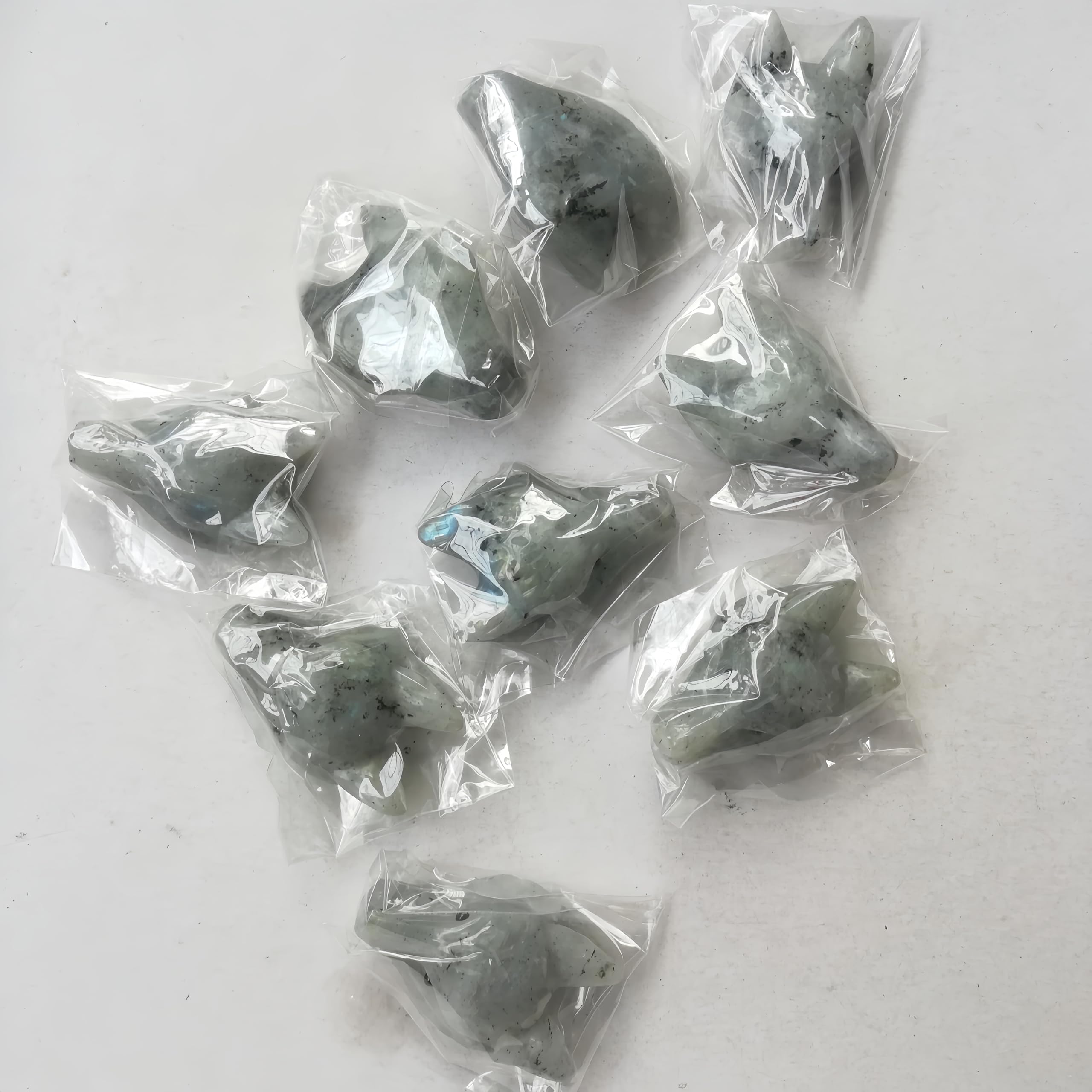 Sunshcat Moonstone Pocket Stone ready for DIY jewelry or a lucky charm.