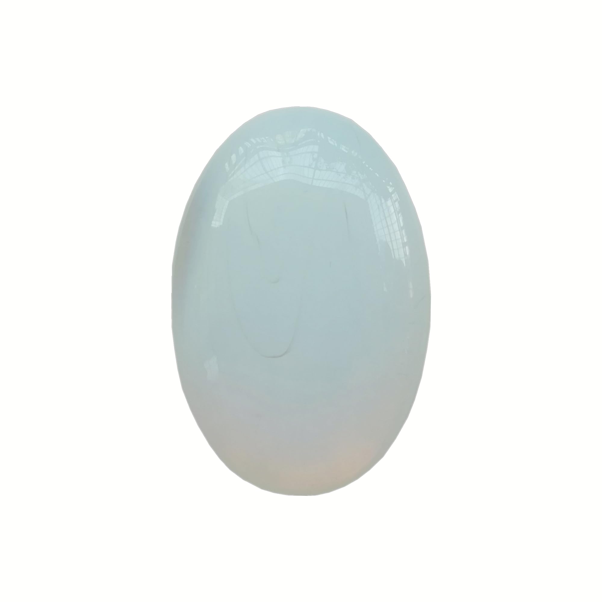 Sunshcat Opalite mini oval palm crystal for calming energy and meditation.