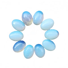 Sunshcat opalite oval flatback crystal 18x13mm boosts craft projects and aura balance.