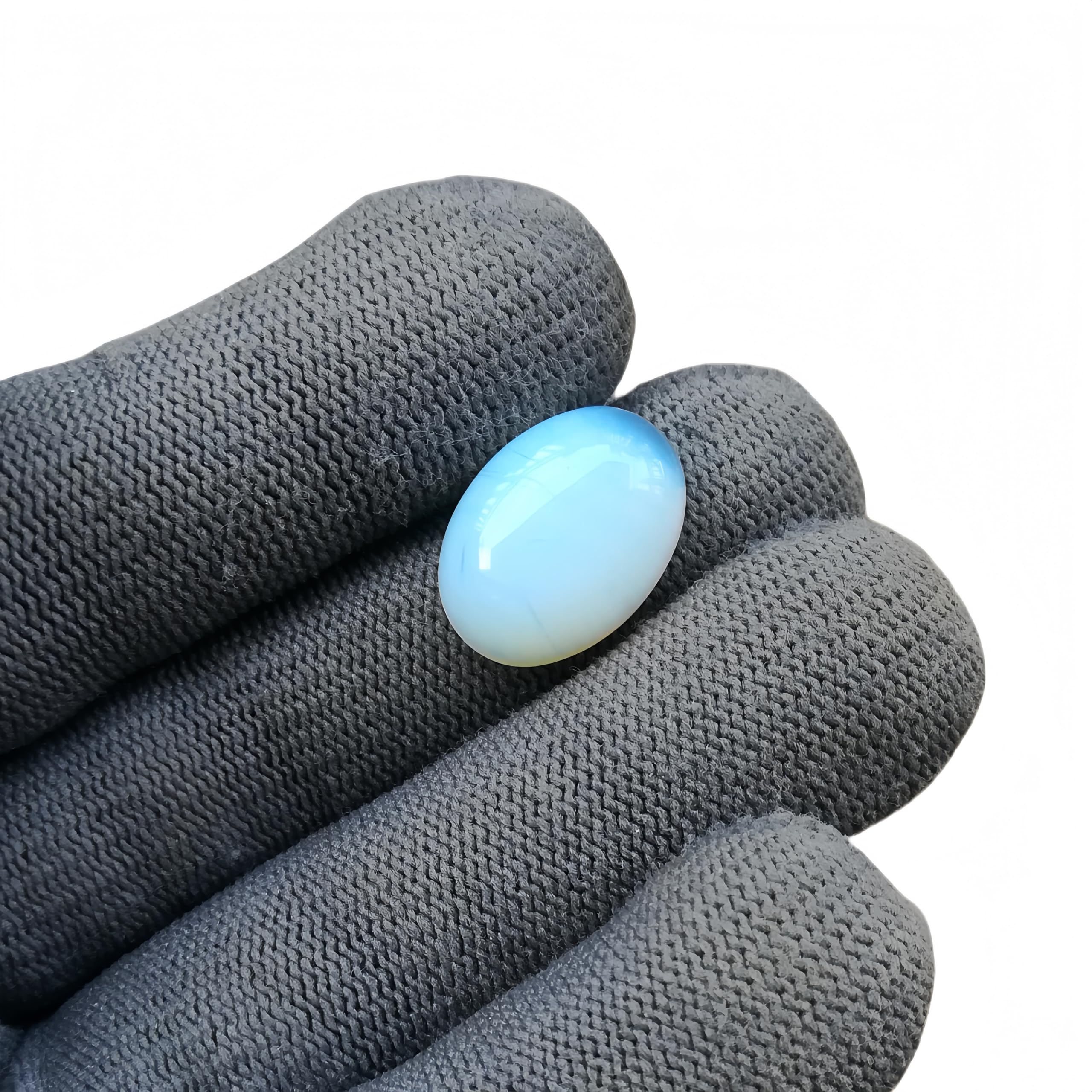 Sunshcat opalite flatback 18x13mm stone ideal for feng shui or energy work.