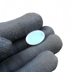 Sunshcat synthetic opalite oval crystal supports restoring focus and calm during DIY jewelry.