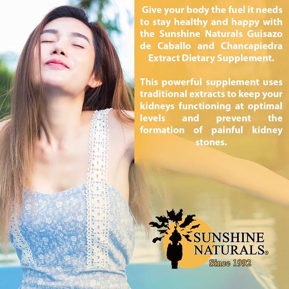 Sunshine Naturals dried herbs blend conveys nature-forward ingredients behind the supplement.