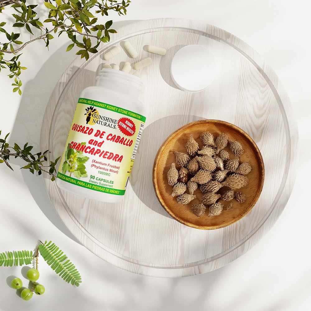 Sunshine Naturals glass of water beside capsules emphasizes simple daily intake.