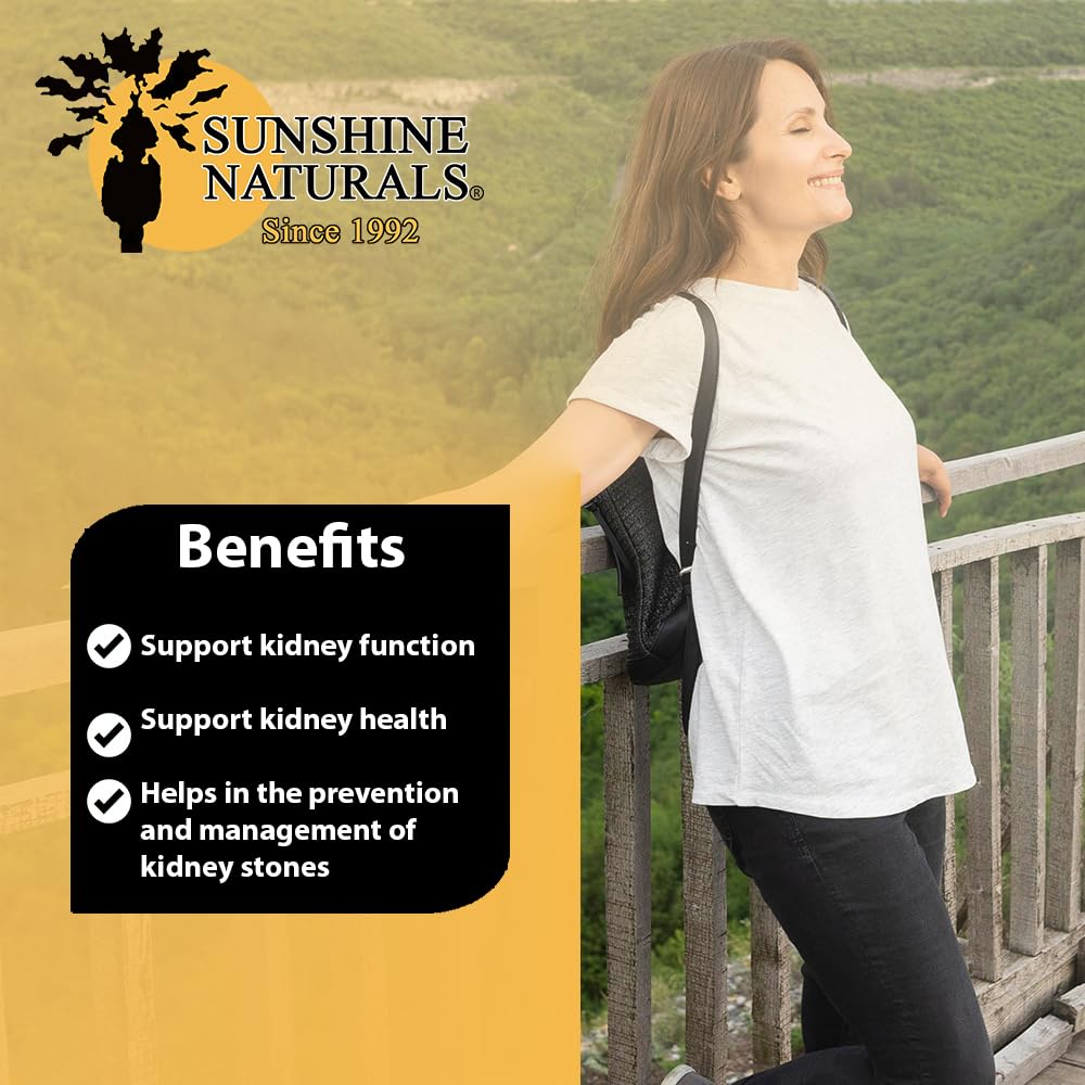 Sunshine Naturals USA-made stamp reinforces quality and local manufacturing commitment.