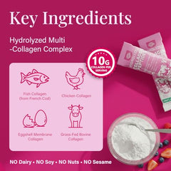 Sunshine & Rain collagen sticks dissolving smoothly in water for quick mix.