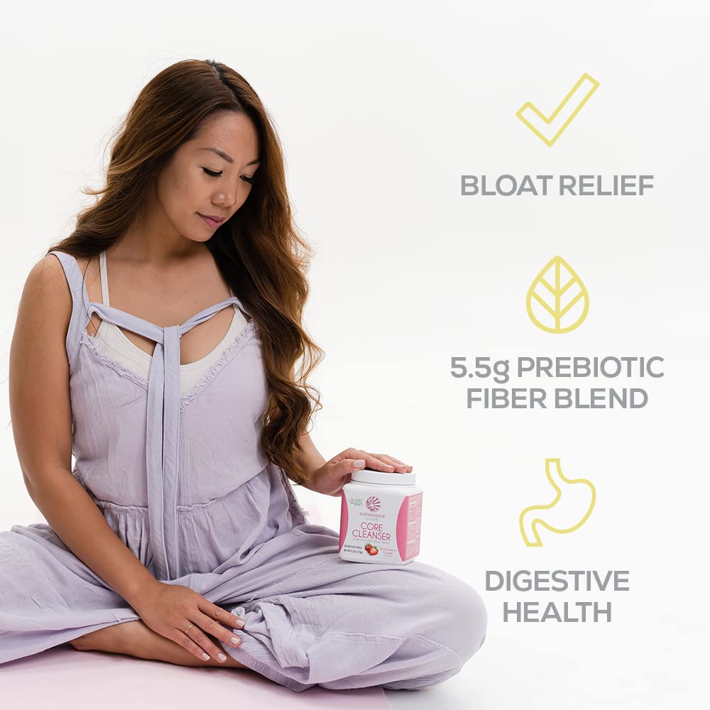 Sunwarrior Baobab Sunfiber Prebiotic Fiber bottle reinforces fiber intake.
