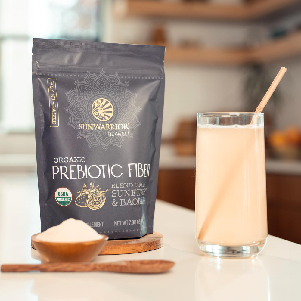 Oatmeal with Be Well prebiotic fiber for a gentle digestive routine