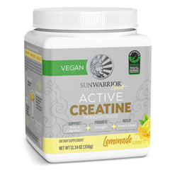 Sunwarrior Creatine Monohydrate powder container—energy support for workouts