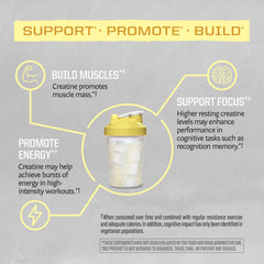 Sunwarrior Creatine Monohydrate powder label—vegan, keto friendly formula