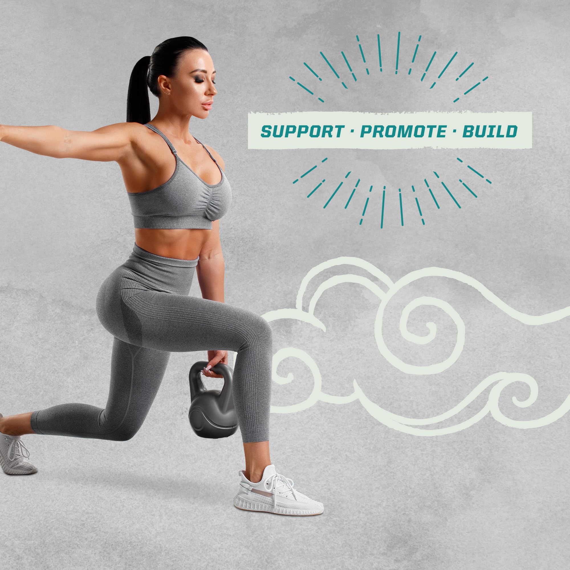 Sunwarrior Creatine Monohydrate powder in shaker for quick blending