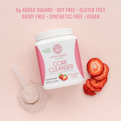 Sunwarrior Dandelion Ginger Probiotic Complex bottle aids comfortable digestion.