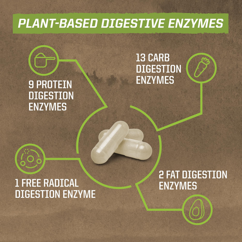 Sunwarrior Enzorb label detail reveals vegan, spore-based probiotic features.