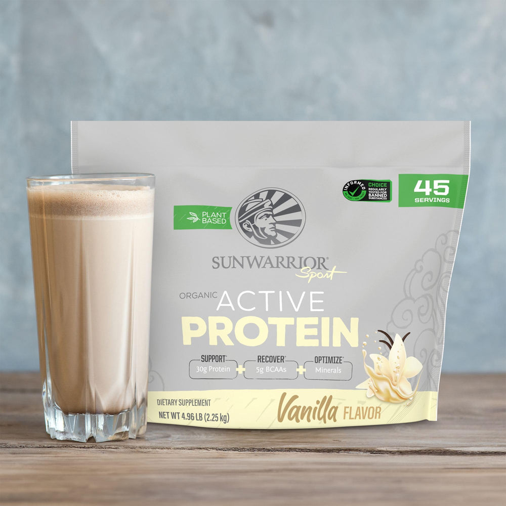 Sunwarrior vanilla low-carb, sugar-free protein supports keto-friendly workouts