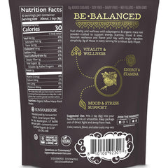 Sunwarrior Organic Maca Yellow Powder scoop ready for smoothies and routines