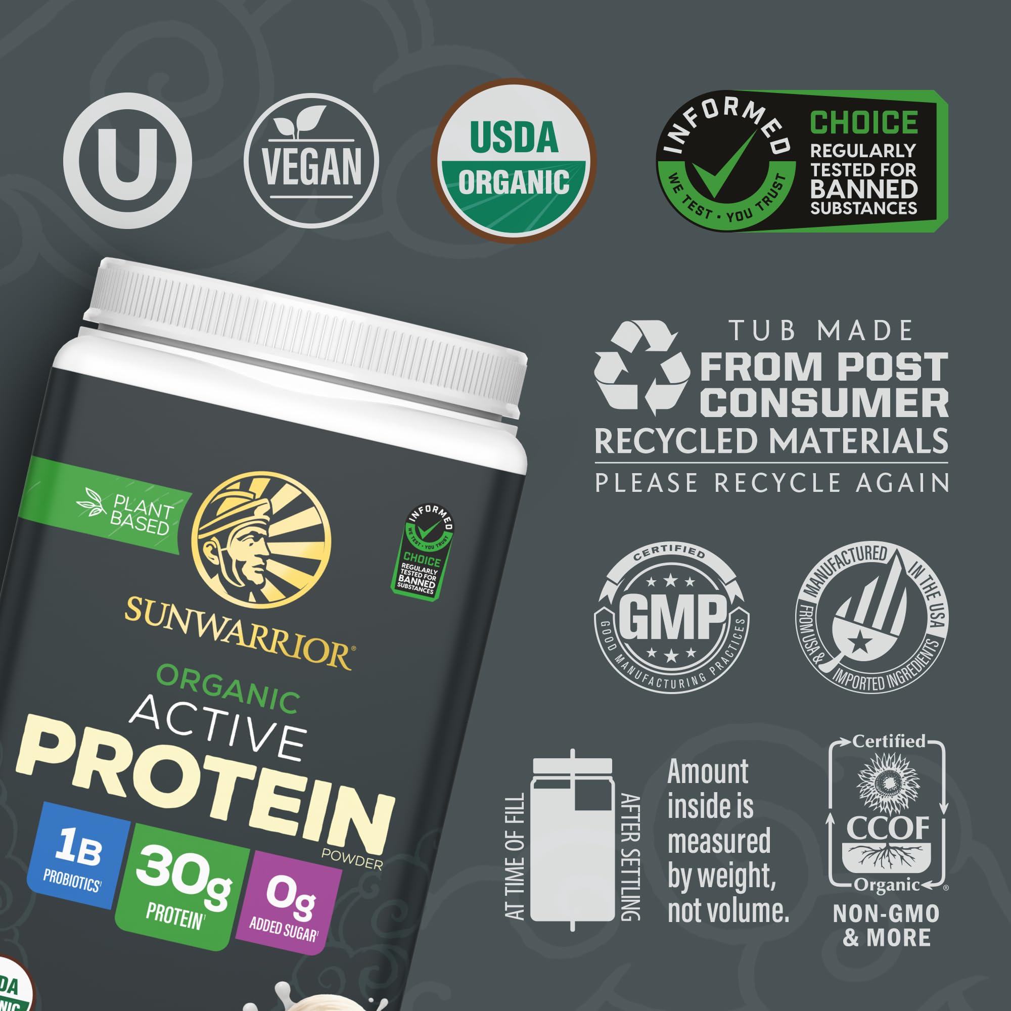 Sunwarrior probiotic digestive enzymes support digestive comfort when blended