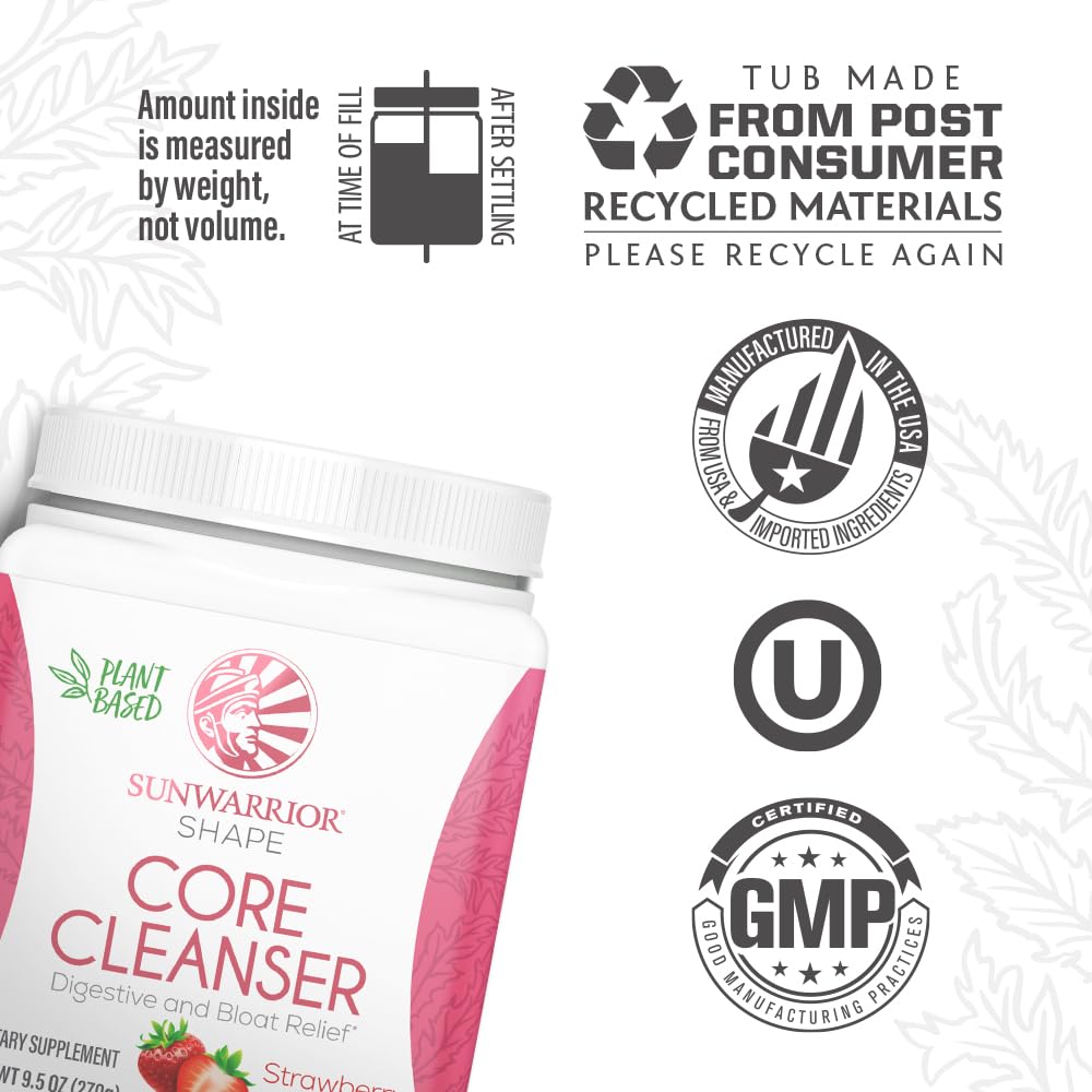 Sunwarrior Probiotic Enzymes DE111 formula bottle enhances gut microbiome support.