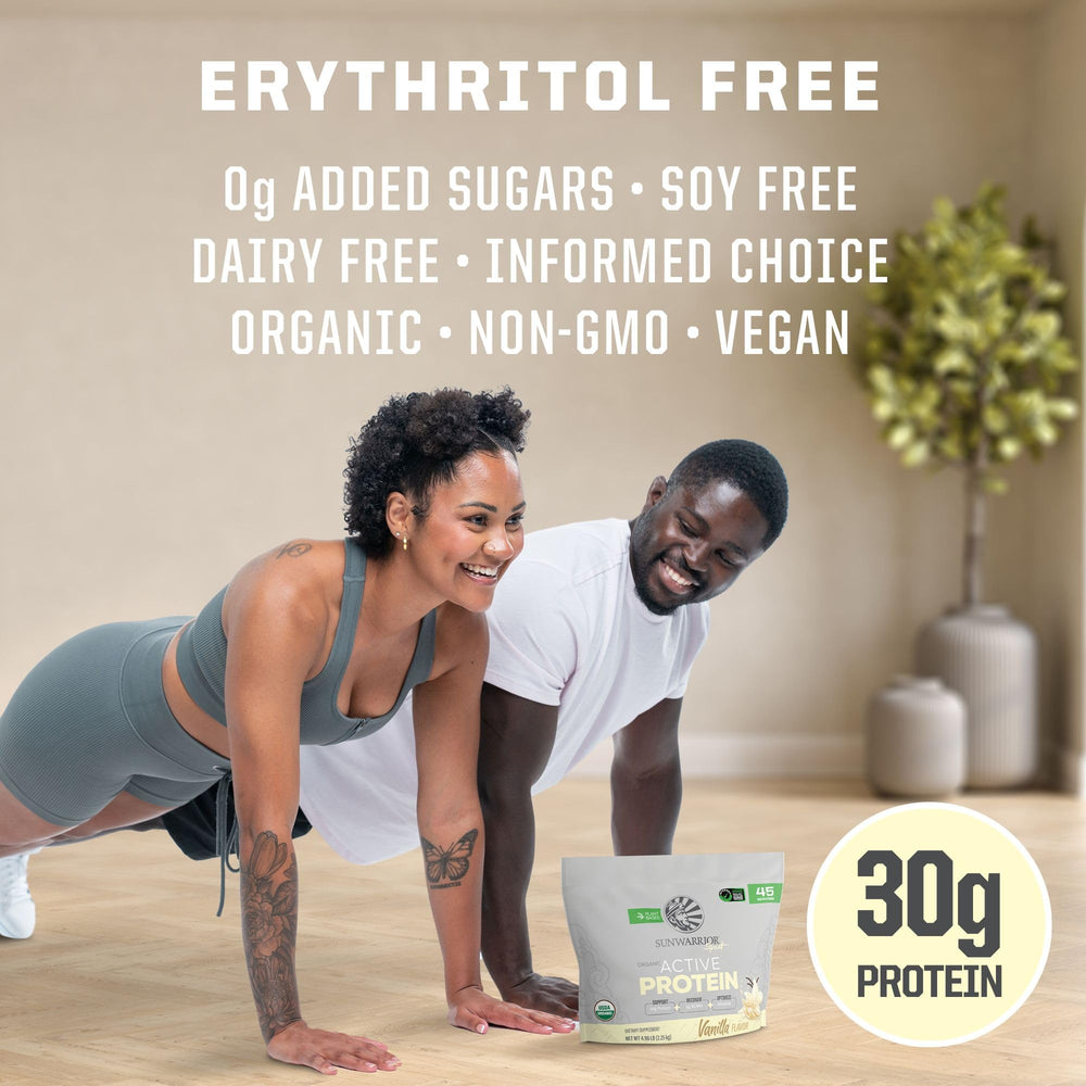 Sunwarrior vanilla rice pumpkin pea proteins blend for balanced vegan nutrition