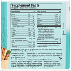 Sunwarrior churro collagen powder scoop beside the powder for quick shake.