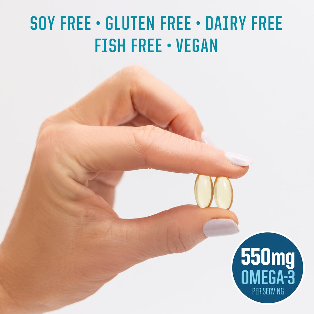 Sunwarrior packaging with an eco-friendly icon communicates non-GMO carrageenan-free choice.