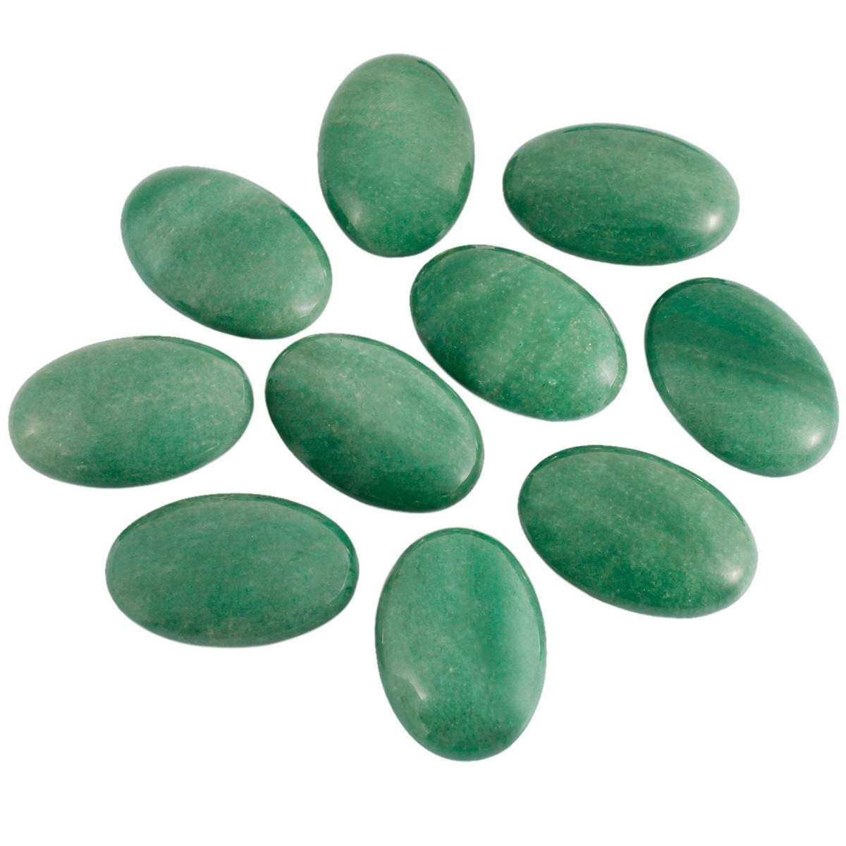 SUNYIK Smooth massage-ready aventurine stone for tactile relaxation and energy work