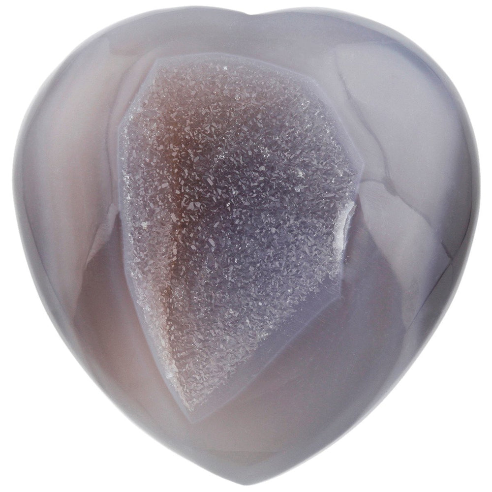 SUNYIK healing crystal puff heart in hand for calm focus and daily rituals