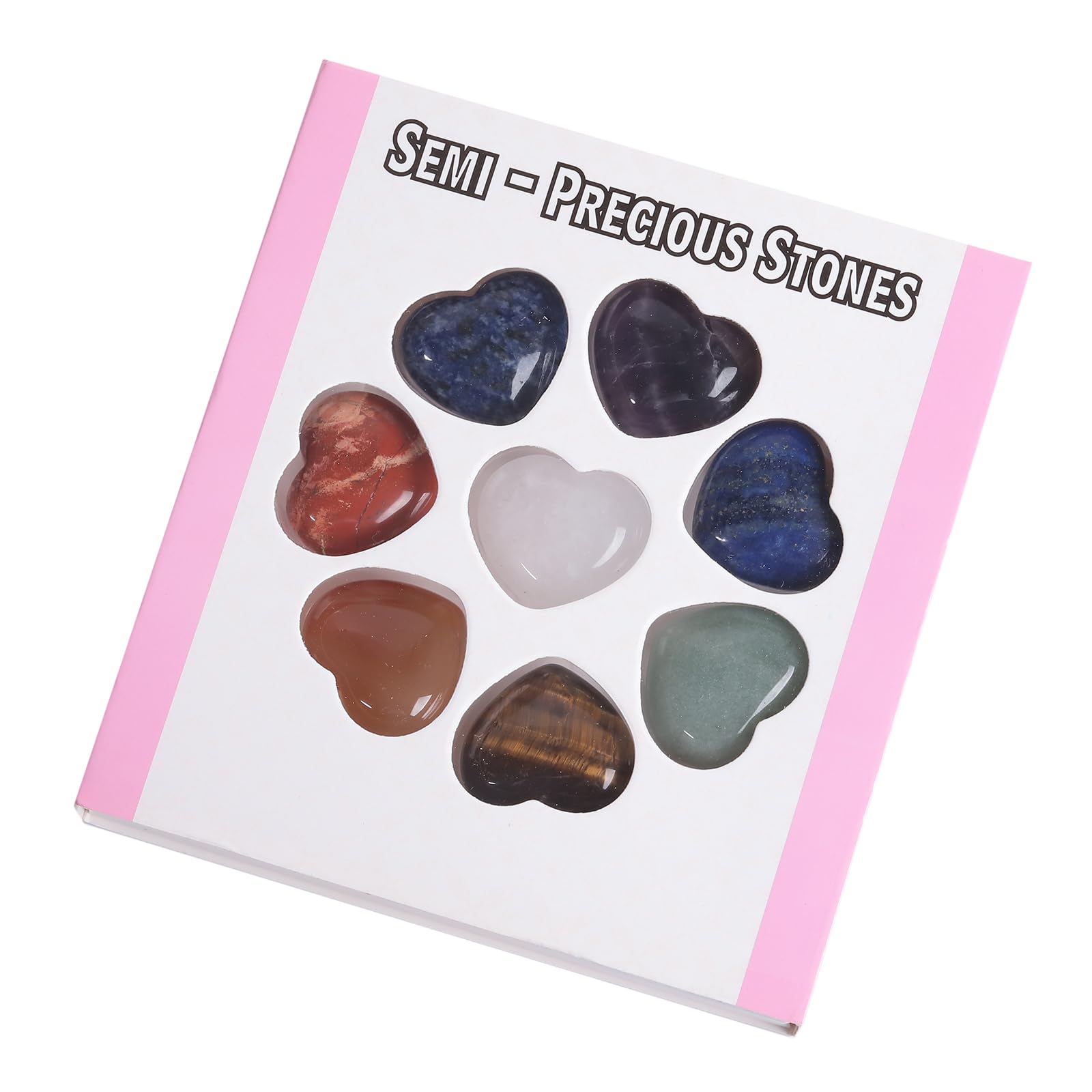 SUNYIK heart stones in gift box ideal for meaningful gifting
