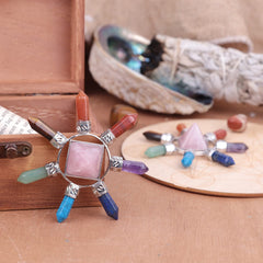 SUNYIK hexagonal prisms array balances energy fields and enhances focus.