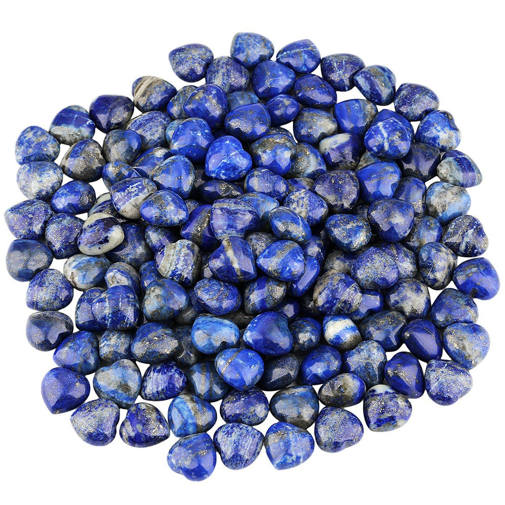 SUNYIK Lapis Lazuli worry stone, blue energy for focus.